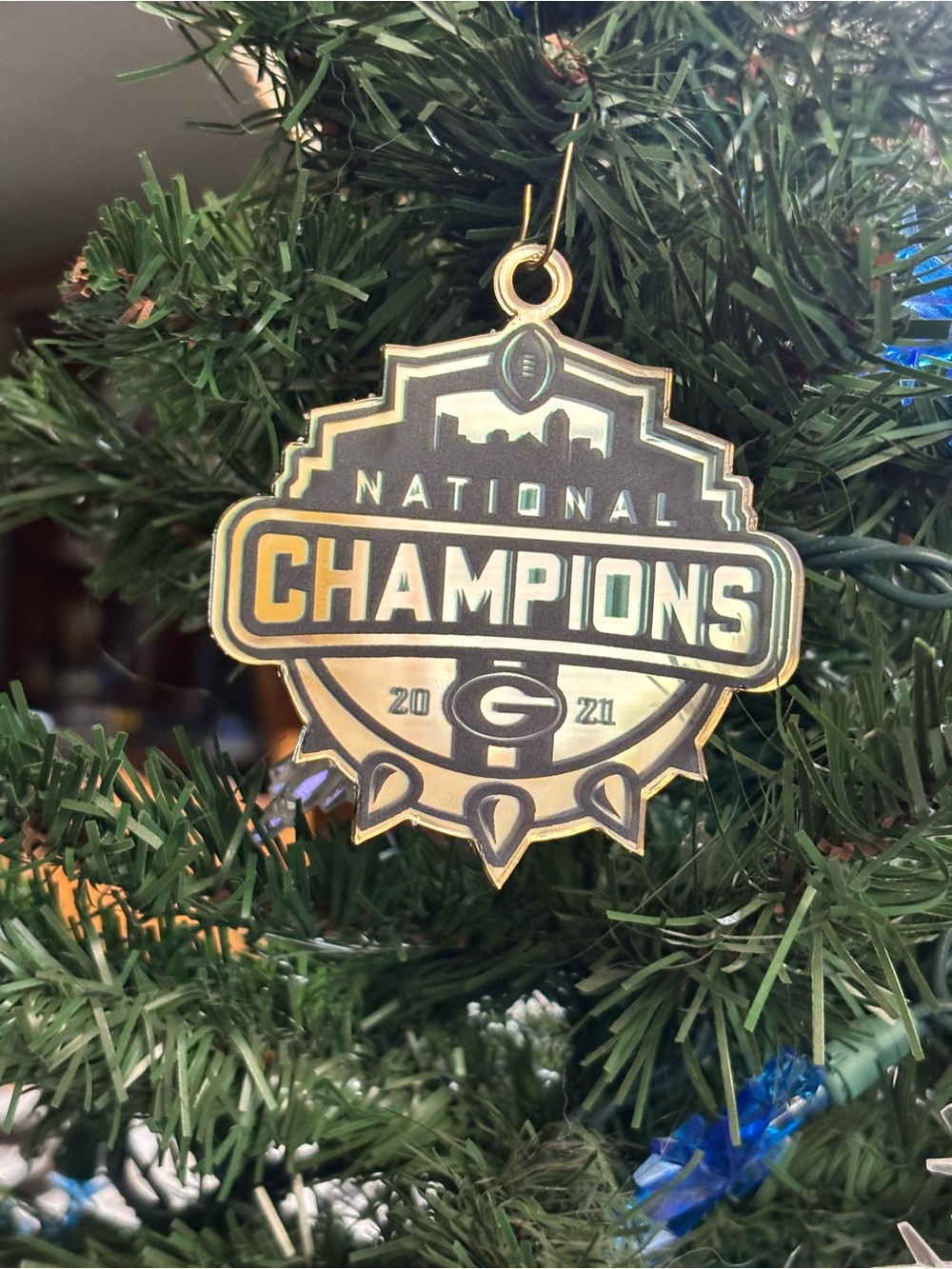 Georgia Bulldogs National Champions 2021 Ornament